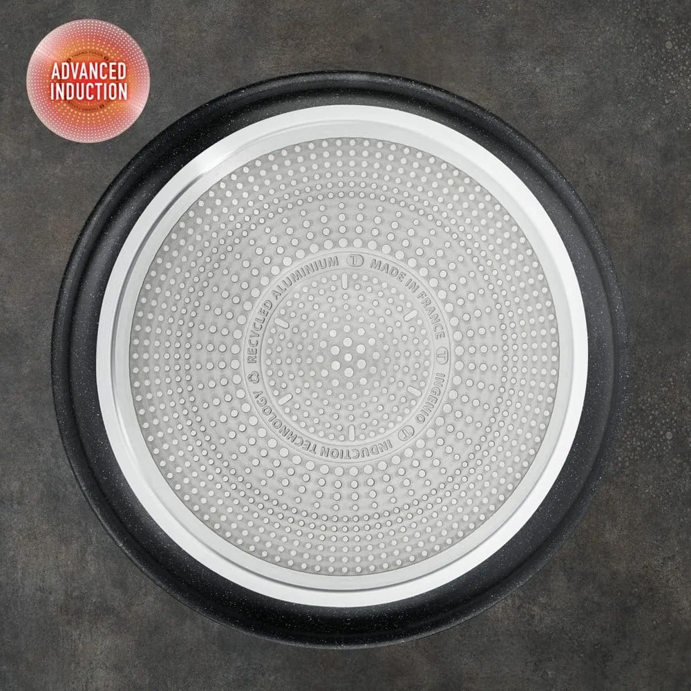 Алуминиев комплект съдове 7 бр. INGENIO Black stone L3998702 – Tefal