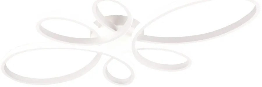 Бяла LED светлина за таван 45,5x83 см Fly - Trio