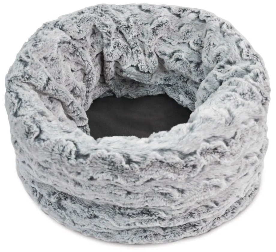 Сиво легло за домашни любимци ø 45 cm Snuggle Bed 3in1 Husky Grey L – P.L.A.Y.