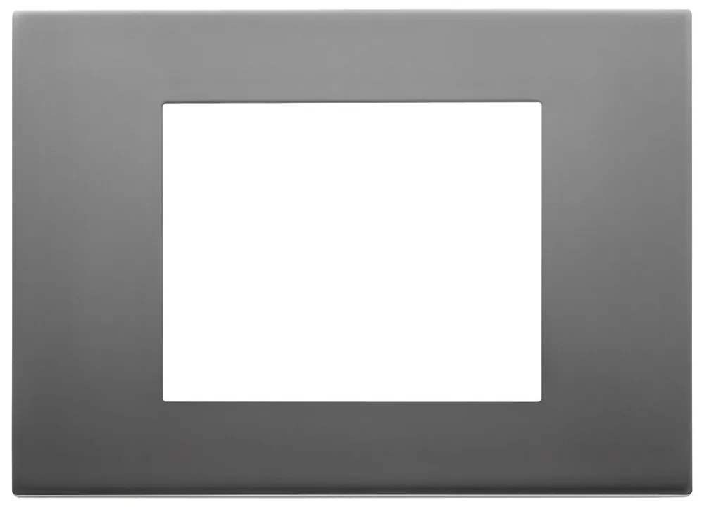 VIMAR 30653.72 Декоративна рамка Linea, 3M, Metal Satin Inox,