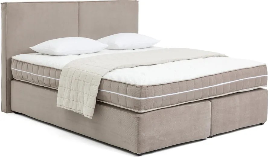 Боксспринг легло в кафяво-сив цвят 160x200 cm Olia Bold – Bonami Selection