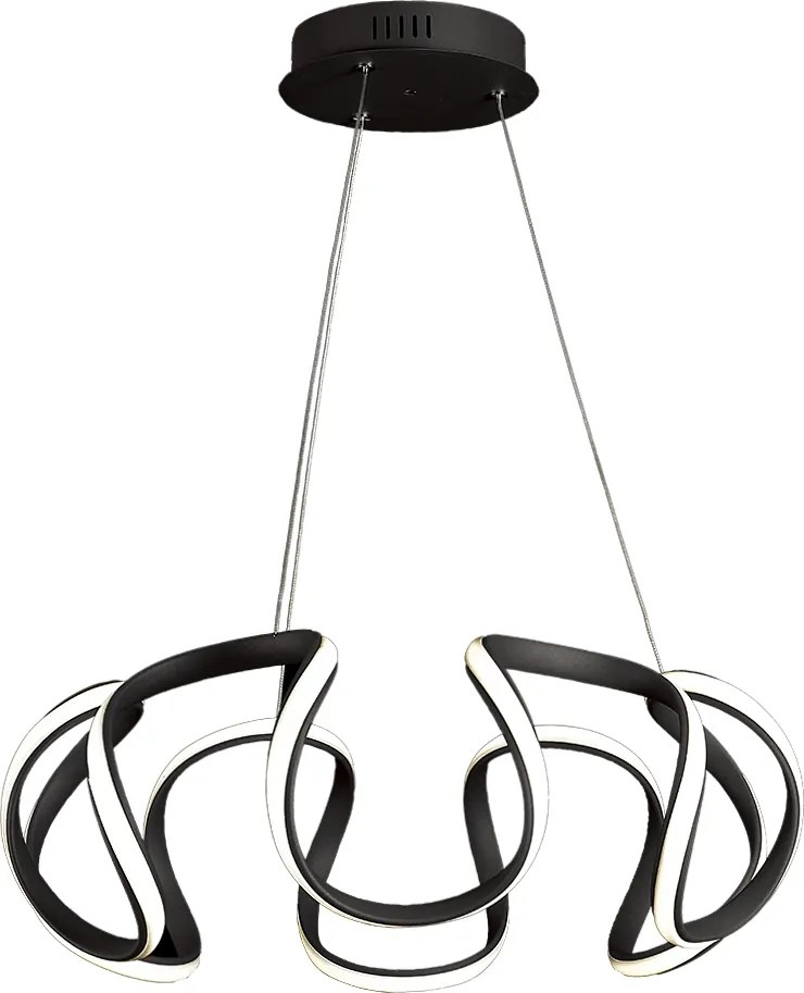 Полилей PASSO LED, черен, 40W, 4000K