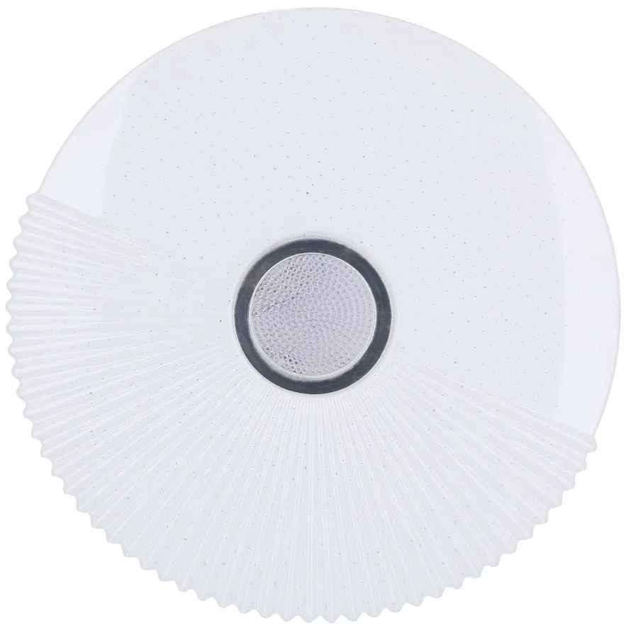 Бяло LED осветително тяло за таван 38x38 cm Sunny – Candellux Lighting