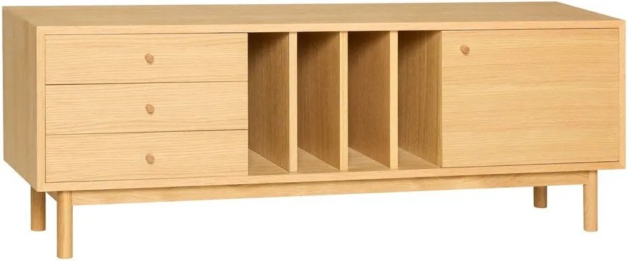 Скрин от декор от дъб в естествен цвят 140x50x37 cm Nobby – Hübsch