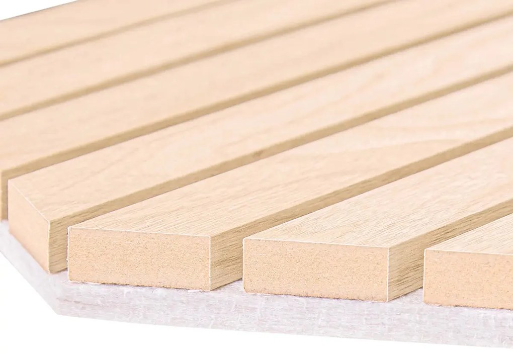 Комплект декоративен панел atmosphera Colva, MDF, 30x26 cm, 3 бр - Светло дърво