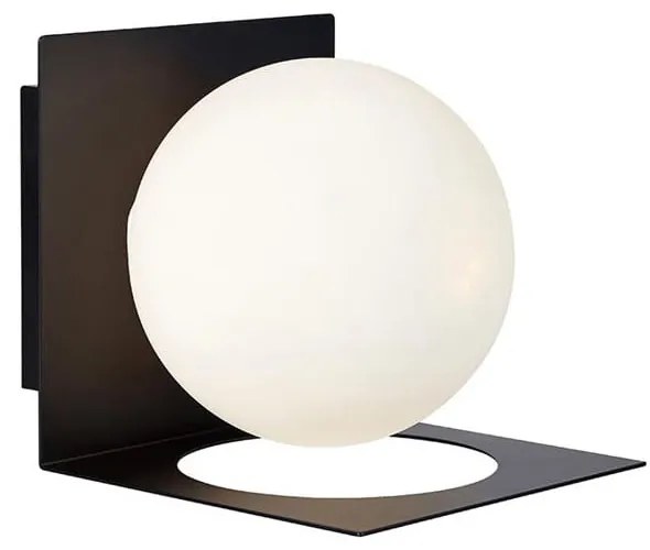 Черна стенна лампа Zenit - Markslöjd