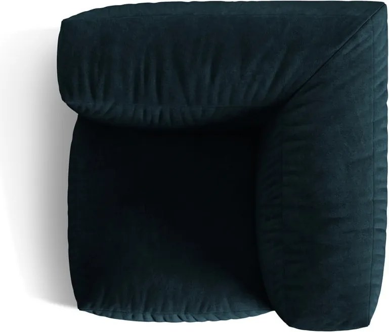 Тъмносин кадифен модул за диван (променлив) Martina – Micadoni