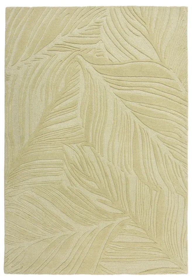 Зелен вълнен килим 200x290 cm Lino Leaf - Flair Rugs