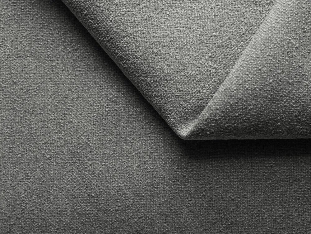 Сив модул за диван от букле (ляв ъгъл) Ailani – Makamii