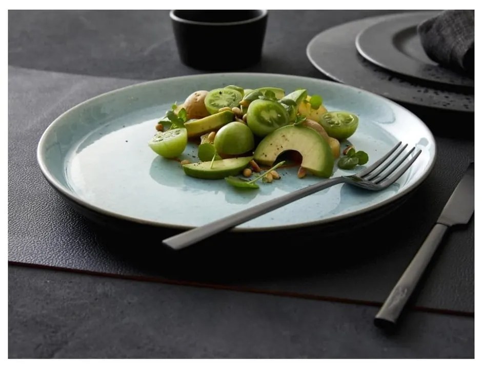 Светлосива глинена чиния ø 27 cm Grey/Light Blue – Bitz