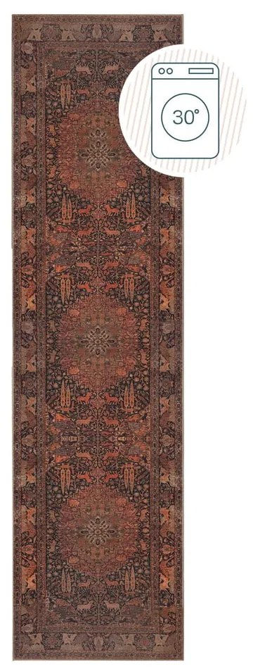 Бордо пътека подходяща за пране 60x230 cm Nico Global – Flair Rugs