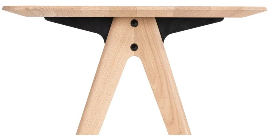 Работна маса от масивен дъб 60x120 cm Ava – Gazzda