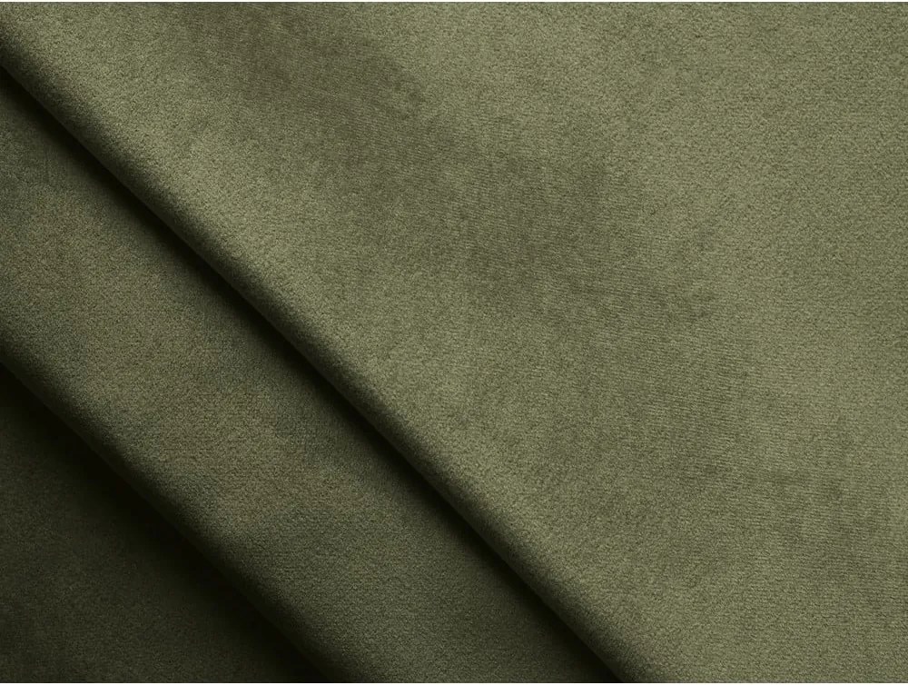 Светлозелен кадифен модул за диван (ляв ъгъл) Lokua – Makamii