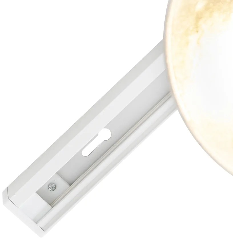 1-фазна релсова система с 6 регулируеми бели прожектори - Magnax Jeana