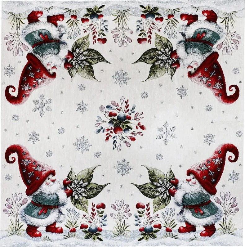 Коледен гоблен и покривка за маса Елф с коледна роза Широчина: 40 см | Дължина: 180 см