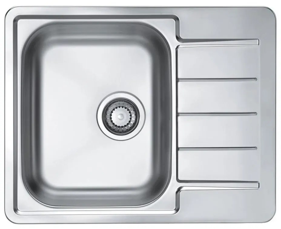 ALVEUS 1144603 - Кухненска мивка LINE 61,5x50 см матов стомана/сатен, без ексцентричен механизъм