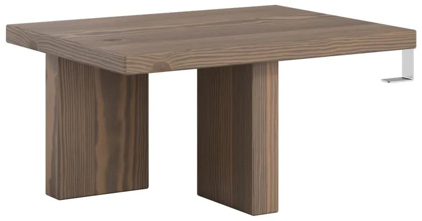 Кафяво нощно шкафче от масивен бор Japan – Karup Design