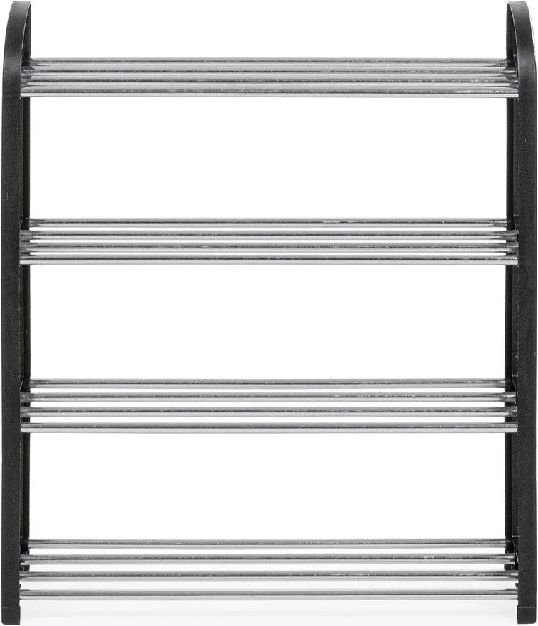 Черен пластмасов стелаж за обувки 50,5x57x19 cm Hallfrid – Yes Everyday