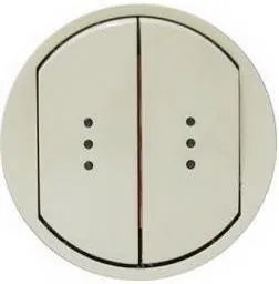 Legrand Лицев панел за сериен ключ с индикация цвят крем Celiane  - 066211