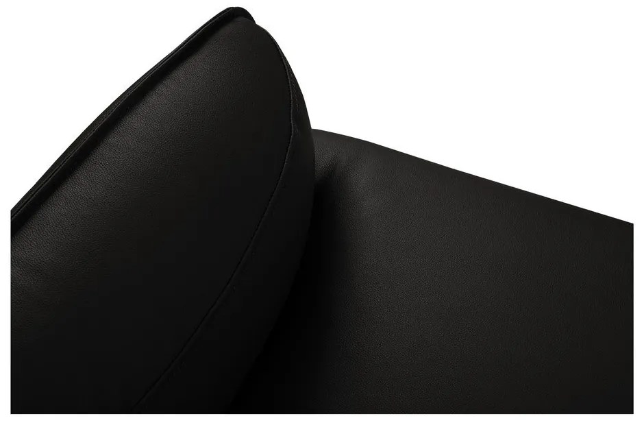 Диван от черна кожа , 235 x 90 cm Neso - Windsor & Co Sofas