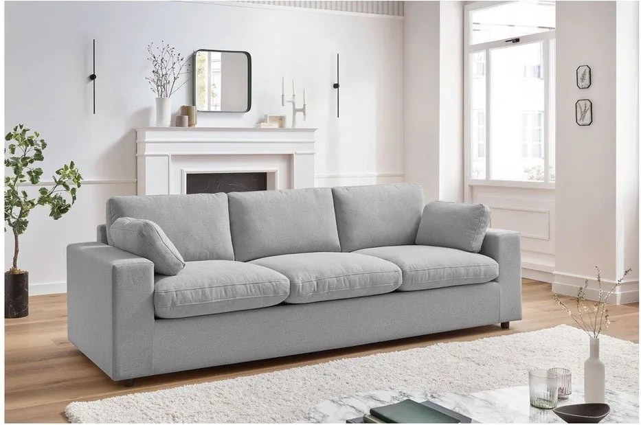 Светлосив диван 250 cm Belair – Bobochic Paris