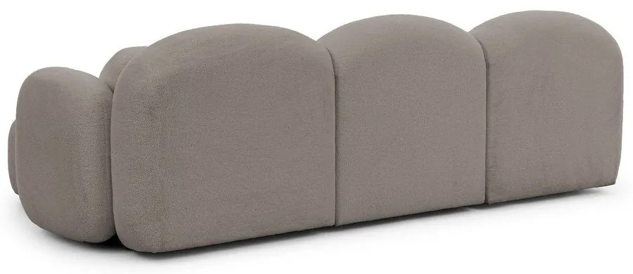 Сив ъглов диван от букле (десен ъгъл) Orbit – Ropez