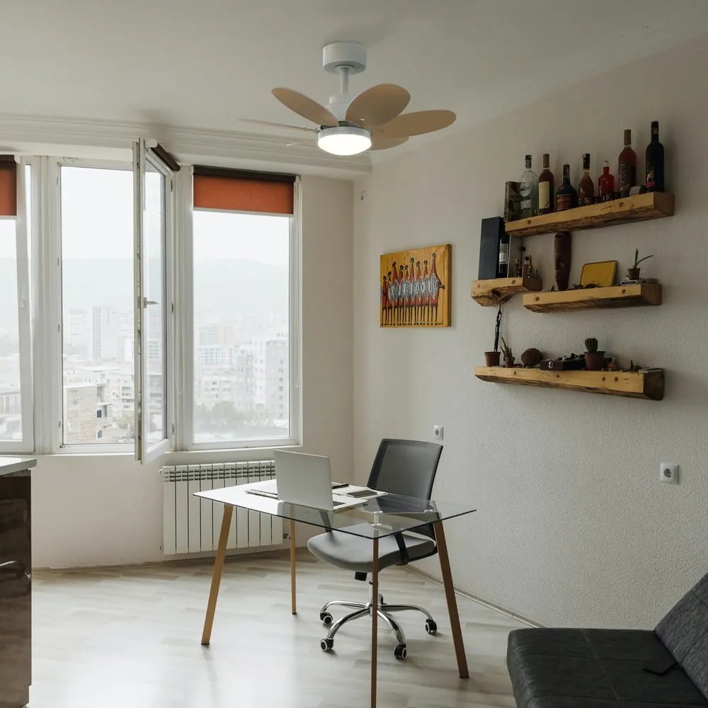 Бяло LED осветително тяло за таван ø 15 cm Rainbow – SULION