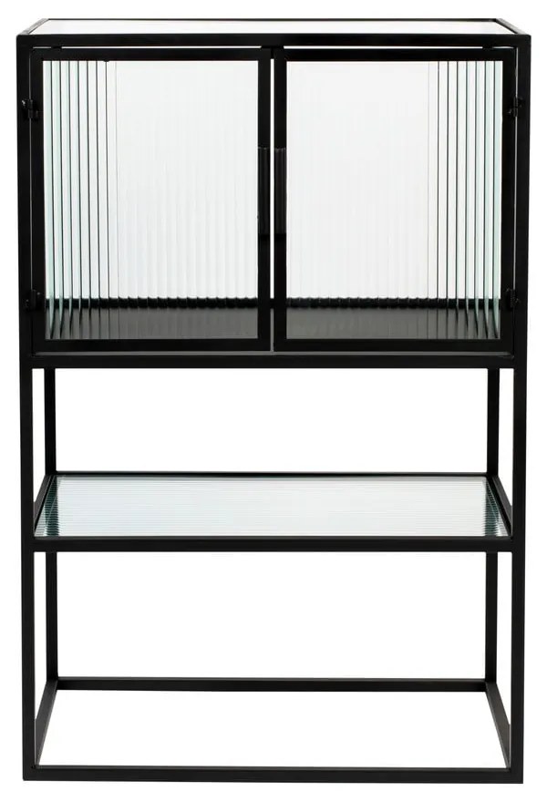 Черен метален шкаф 60x90 cm Boli - Dutchbone