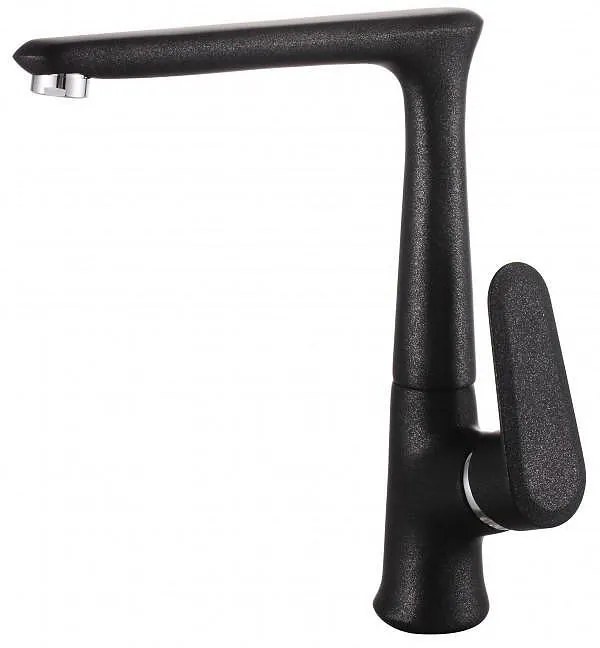Смесител за кухня ICF 233014 BLACK, Inter Ceramic, месингов, черен, 27.6x22.7см