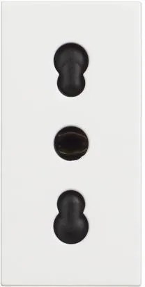 BTICINO Контакт ИТАЛИАНСКИ стандарт 2P+E 1 мод. 16A детска защита цвят Бял Classia Pro  - RW4180P