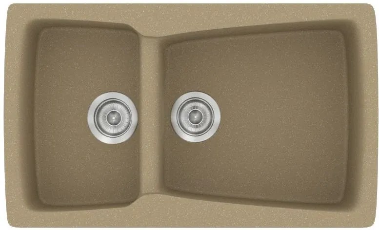 Мивка Sanitec 320-Metallic Cream