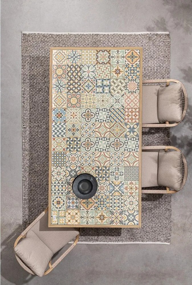 Градински стол метален в естествен цвят Kalimera – Bizzotto