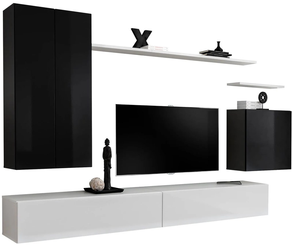 Холна секция Swiss II-Black - White