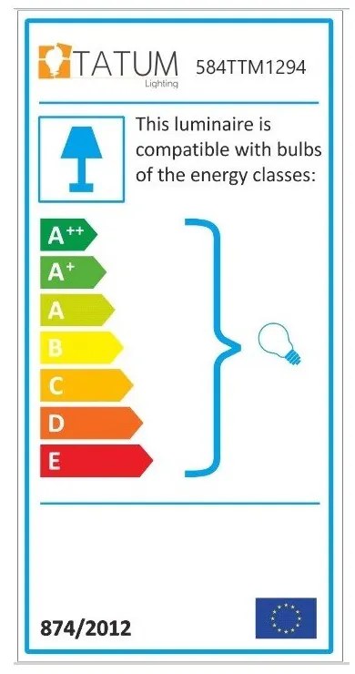 Черно осветително тяло за таван Circle – Opviq lights