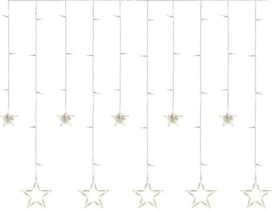 LED коледна завеса 115xLED/1,35W 6,85x1,05 m топла бяла