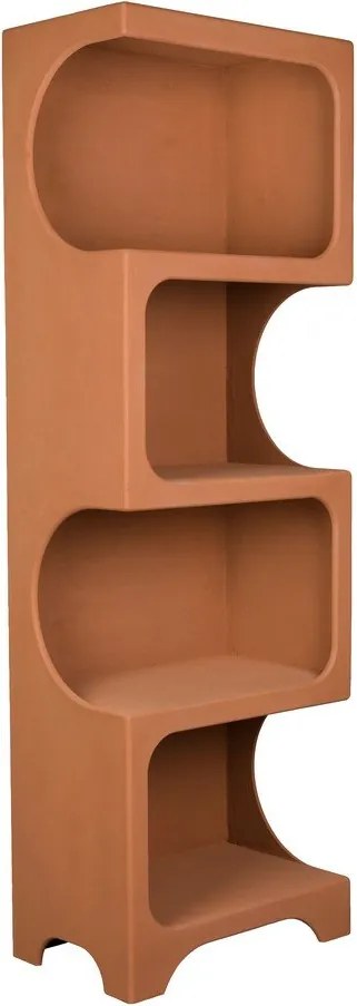 Теракотена библиотека 60x181x37 cm Dundee – Dutchbone