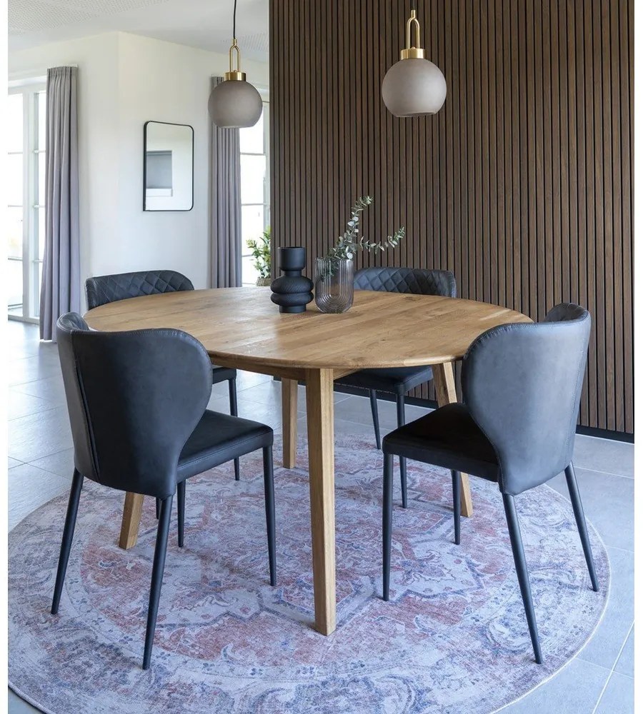 Тъмносиви трапезни столове в комплект от 4 броя Pisa - House Nordic