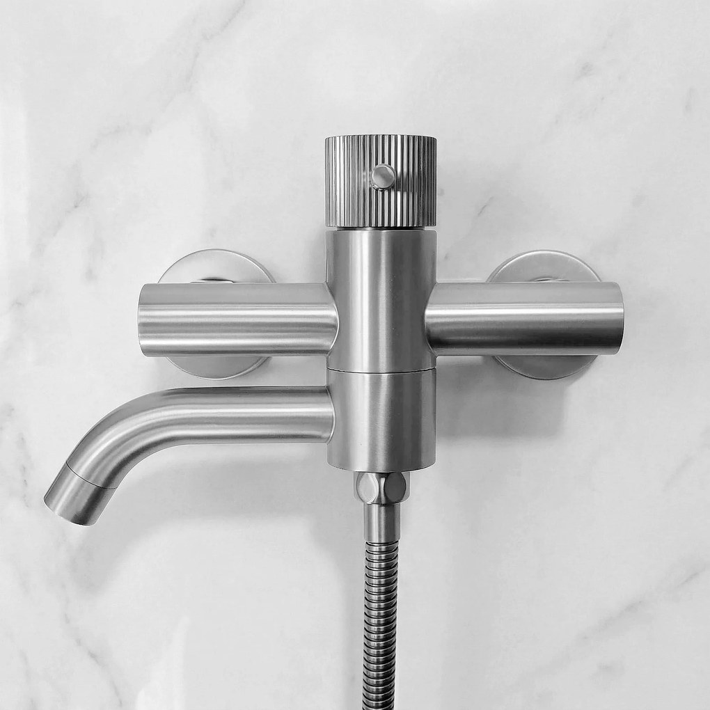 Смесител за вана Rea Lungo Stripe Brush Nickel