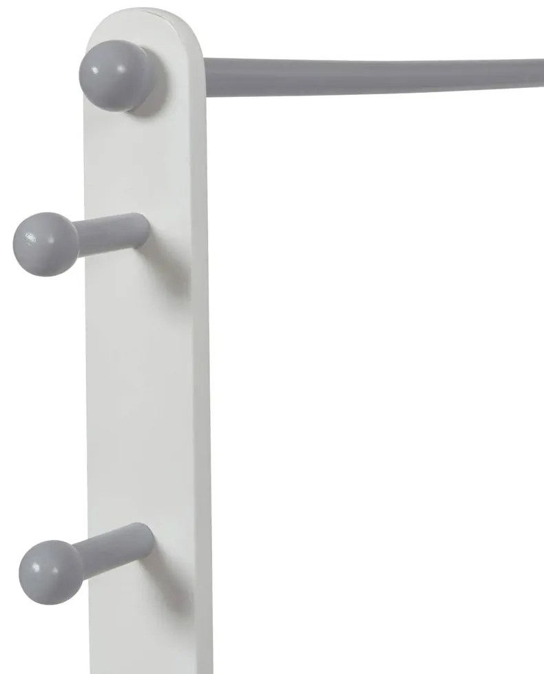 GINGER HOME Дървен щендер за дрехи WHITE/GREY