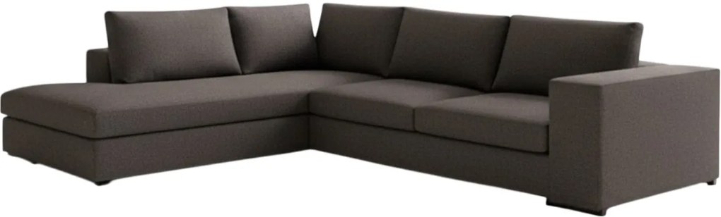 Ъгъл диван Carla-Right-260φ 200β-Ash
