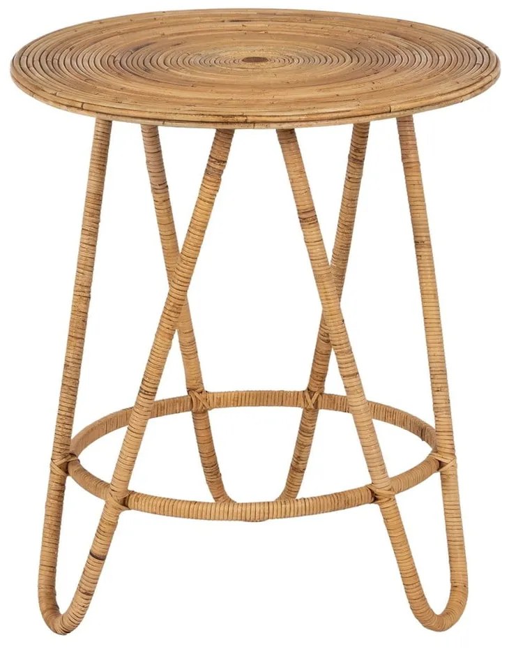 Ратанова кръгла странична масичка ø 60 cm – Ixia