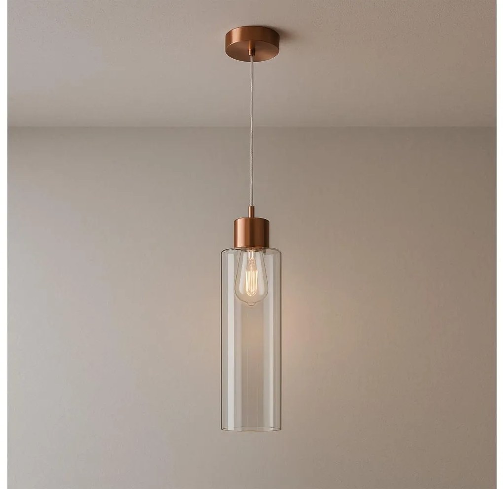 ONLI - Пендел DODO 1xE27/22W/230V меден