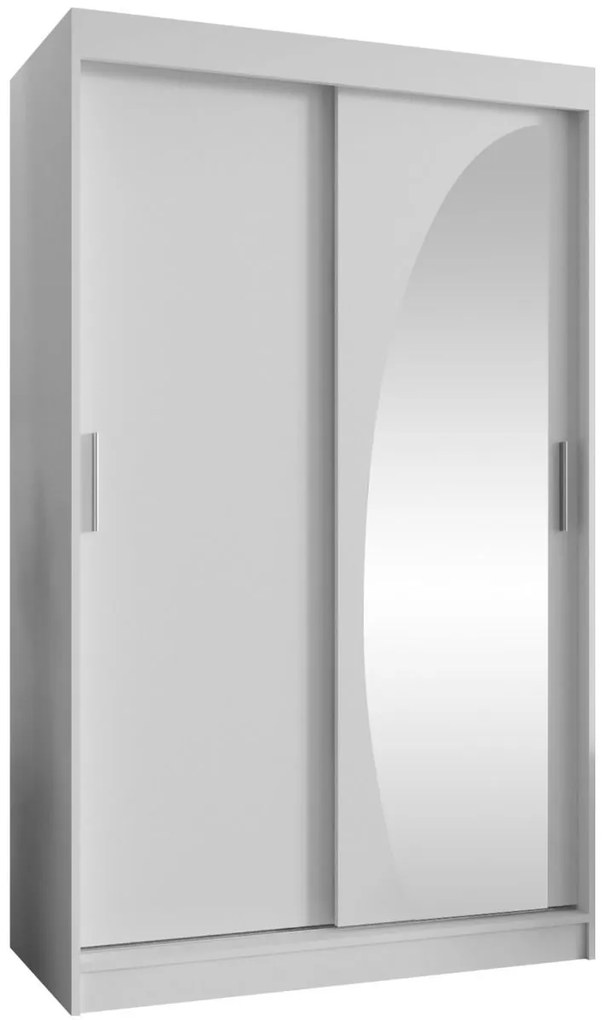 Гардероб Wika 120 плъзгащ-Бяло