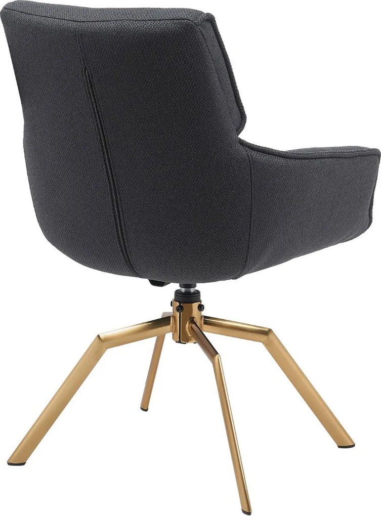 Стол Bueron Muz 2бр-Черно - Злато