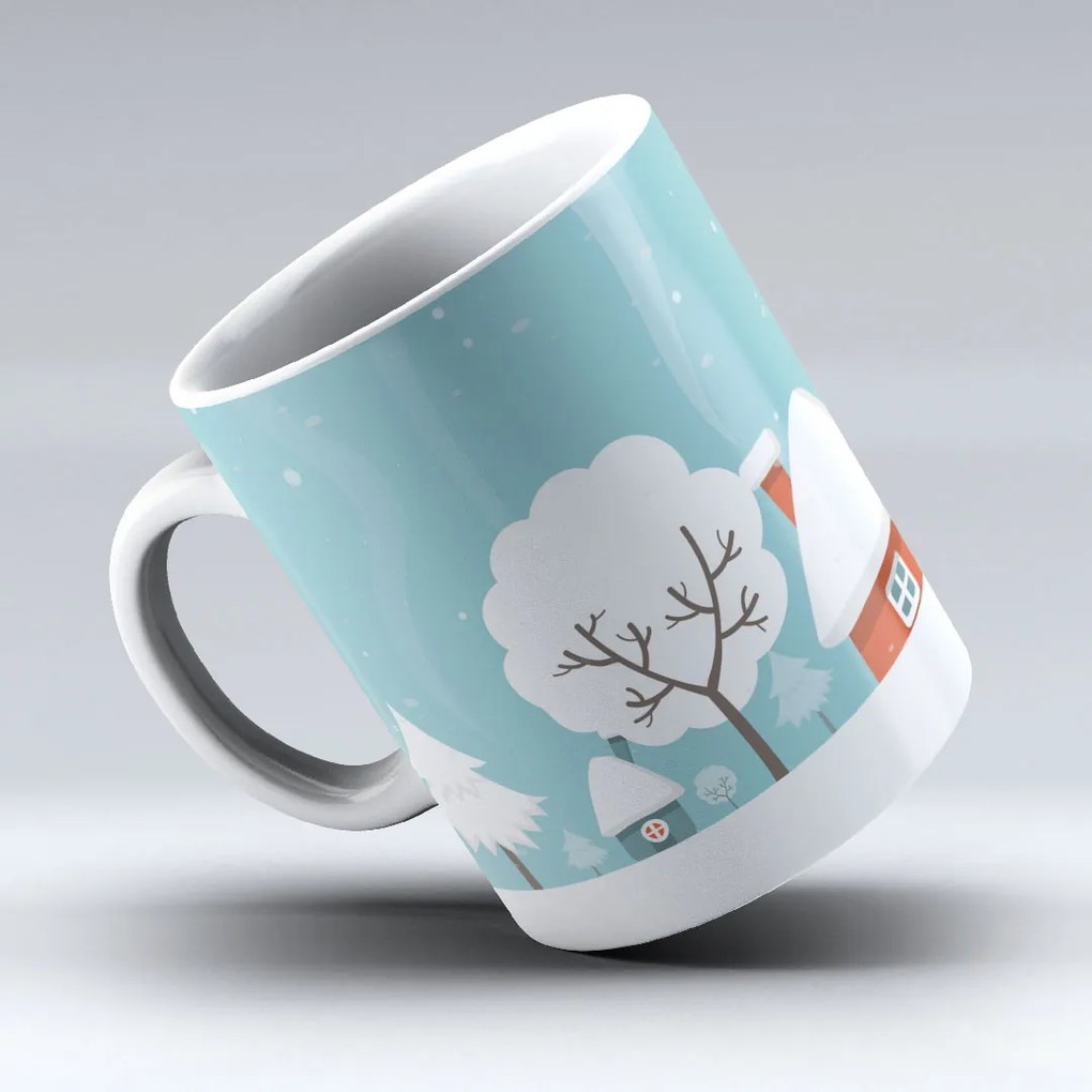 Чаша със снимка - Зимна приказка