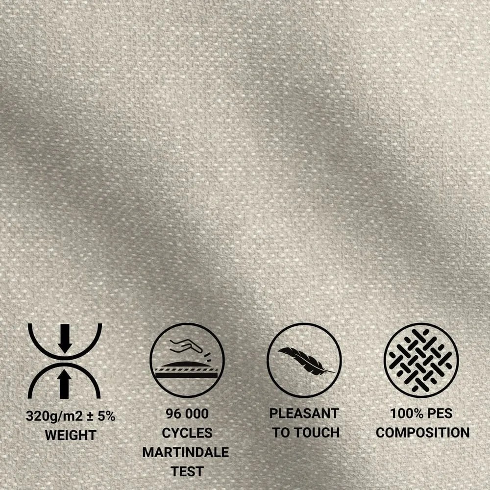 Светлосиво двойно легло 160x200 cm тапицирано с място за съхранение с включена подматрачна рамка Lounge L – Maison de Rêve