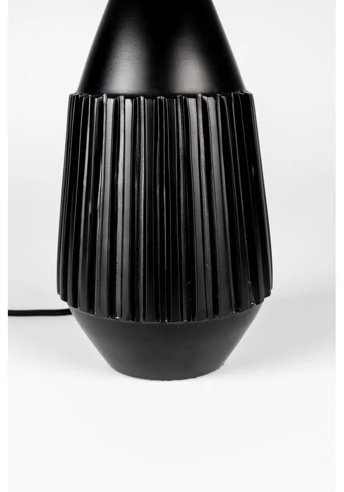 Настолна лампа в черно и бежово Aysa - White Label