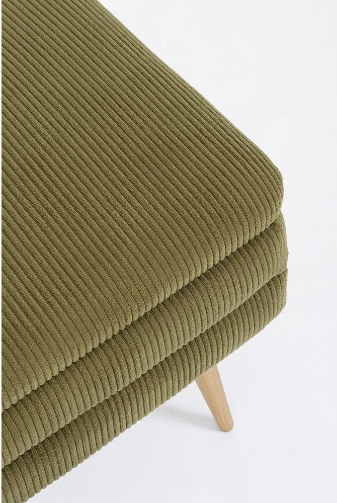 Зелена подплатена пейка Olga – Bizzotto