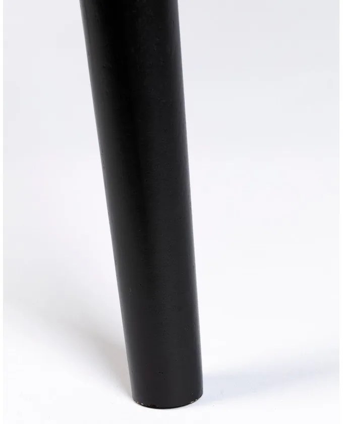 Кръгла маса за хранене с дъбов плот ø 100 cm Fabio - White Label