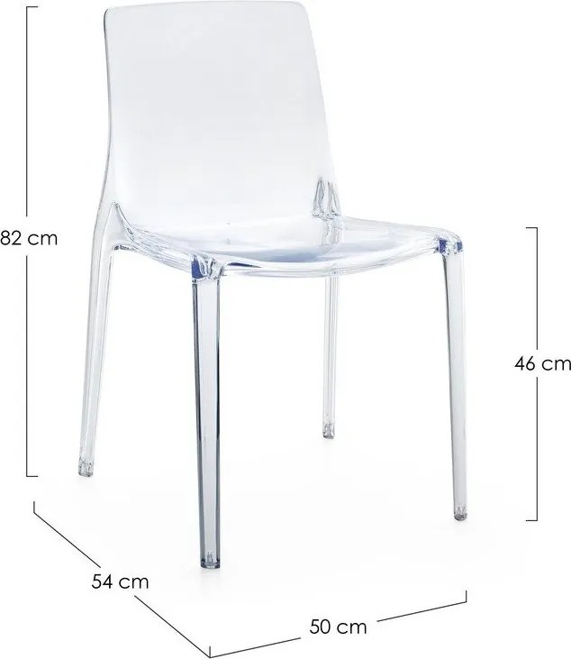 Пластмасов градински стол Adele – Bizzotto